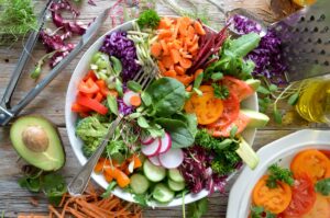 close-up photo of vegetable salad