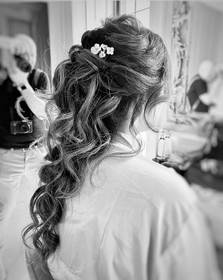 Bridal Hairstyle on long hair