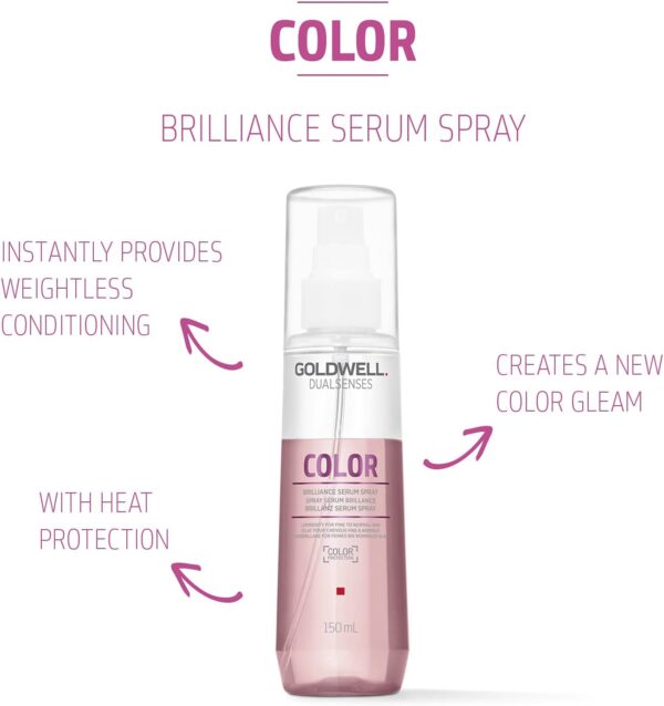 Goldwell color brilliance serum spray