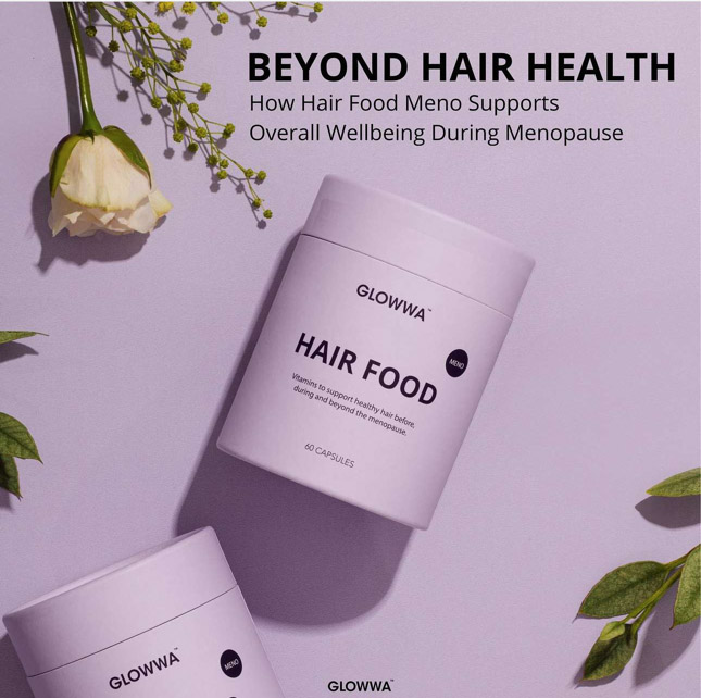 GLOWWA MENO hair and wellbeing supplement